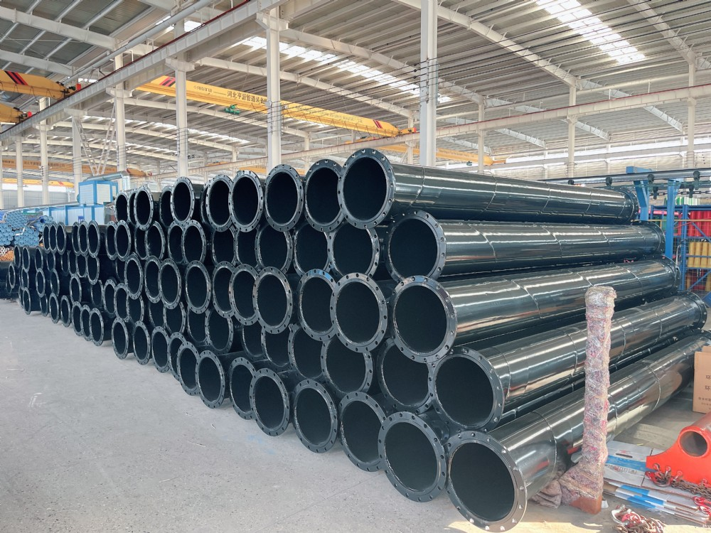 Tuyau d'Acier de Ventilation Revêtu de Plastique DN600 à Connexion Rainurée pour Mines